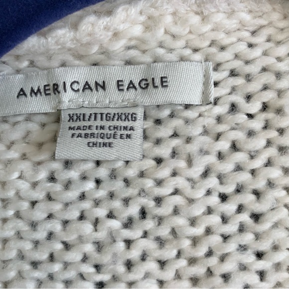 American Eagle SLOUCHY Boyfriend Open Front Cardigan - Picture 4 of 8
